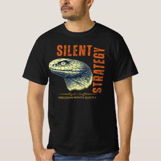 沈黙の戦略の蛇 高雅な戦術的リーダーシップ Tシャツ