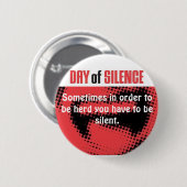 沈黙の日 缶バッジ (正面&裏面)