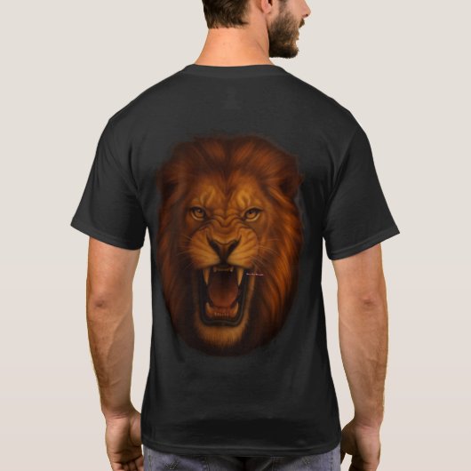 沈黙の王Tシャツ Tシャツ (裏面)
