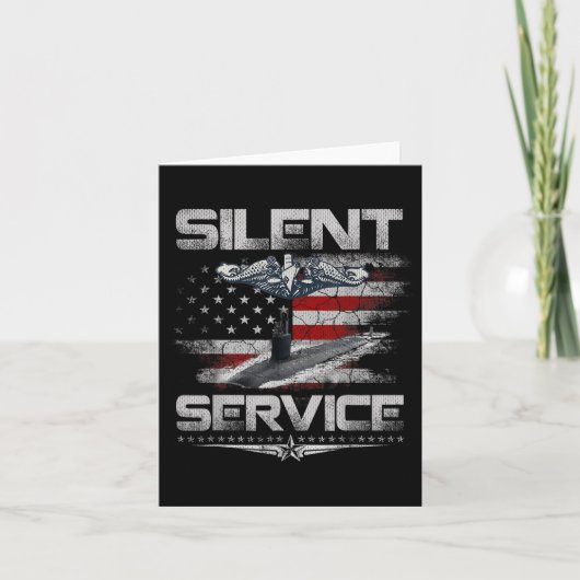 沈黙の艦隊 米潜水艦部隊 愛国的な退役軍人 カード (正面)