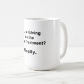 沈黙の虐待 コーヒーマグカップ (正面右)