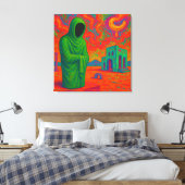 沈黙の証人 キャンバスプリント (インサイチュ (寝室))