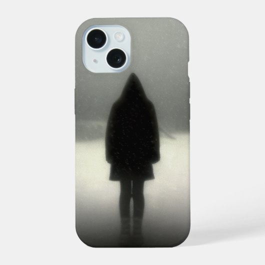 沈黙の輪郭 iPhone 15ケース (裏面)