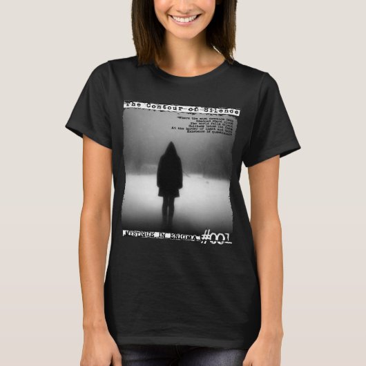 沈黙の輪郭 Tシャツ (正面)