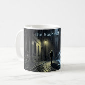 沈黙の音 孤独な夜の街マグ コーヒーマグカップ (正面左)