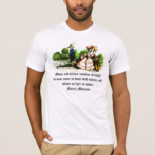 沈黙の音 Tシャツ (正面)