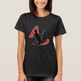 沈黙の響き:ミニマリスト・ロックのシルエット Tシャツ