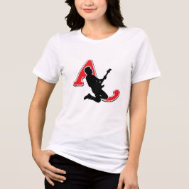 沈黙の響き:ミニマリスト・ロック・シルエット トライブレンドTシャツ
