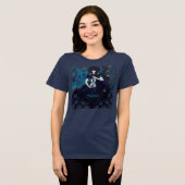 沈黙の響き:癒しのヴァイオリンの歌 トライブレンドTシャツ (正面全面)