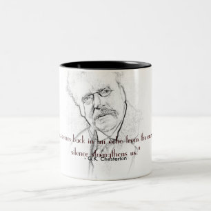 沈黙のG.K. Chesterton ツートーンマグカップ