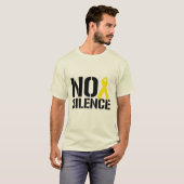 沈黙はなし Tシャツ (正面フル)
