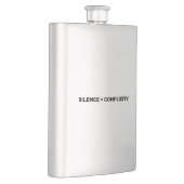 沈黙は共犯の憎悪に等しストップい フラスク (右)