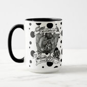 沈黙は吸い手のためだ。ギニアアート(水玉模様) マグカップ (左)