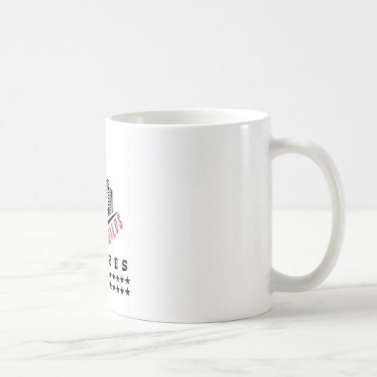 沈黙は帝国を築く (モチベーション デザイン) コーヒーマグカップ (右)