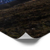 「沈黙は空ではない…」 引用文感動的アート ポスター (角)