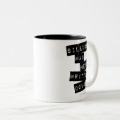 沈黙は絶え書ずに… ツートーンマグカップ (正面右)