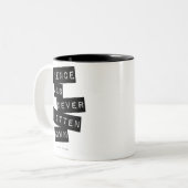 沈黙は絶え書ずに… ツートーンマグカップ (正面左)