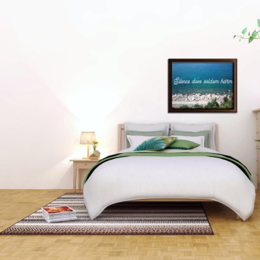 沈黙は諺のポスターに害を及ぼすことはめったにない ポスター