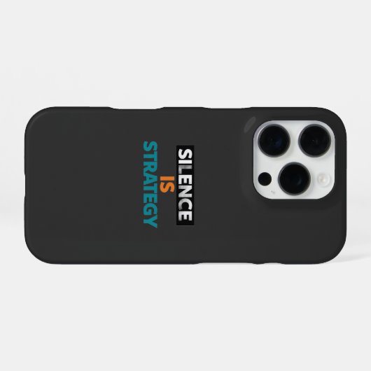 沈黙は iPhoneケース (裏面横)