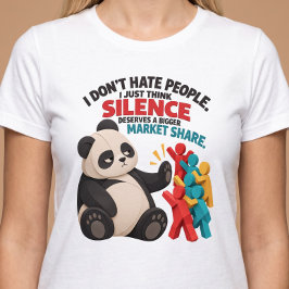 沈黙もっと市場を占有するべき Tシャツ