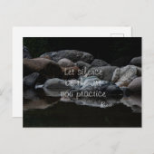 沈黙を修行の術とすべし ポストカード (正面/裏面)