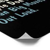 沈黙を弱者と間違えな頭が切れるい ポスター (角)