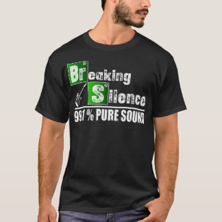沈黙を破るエレクトリックギター Tシャツ
