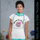 沈黙を破る精神衛生の問題 Tシャツ