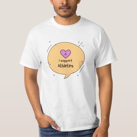 沈黙を破る:アスリートメンタルヘルス Tシャツ (正面)