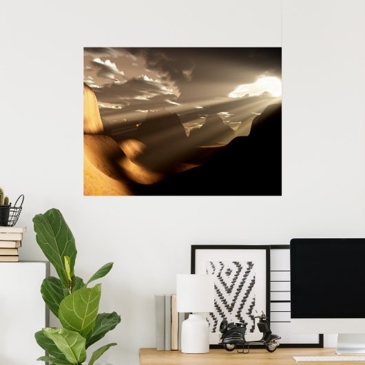 沈黙を破る ポスター (ホームオフィス)