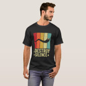 沈黙を破壊する - ロシュ・ハシャナ デザイン Tシャツ (正面フル)