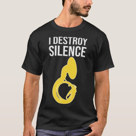 沈黙を破壊する！ Tシャツ (正面)