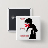 沈黙ボタンの日 缶バッジ (正面&裏面)