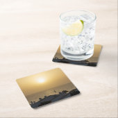 沈黙 スクエアペーパーコースター (インサイチュ)