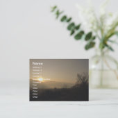 沈黙 名刺 (スタンド正面)