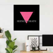 沈黙=死 ポスター (ホームオフィス)