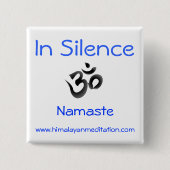 沈黙 缶バッジ (正面)