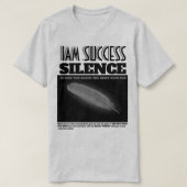 沈黙 Tシャツ (デザイン正面)
