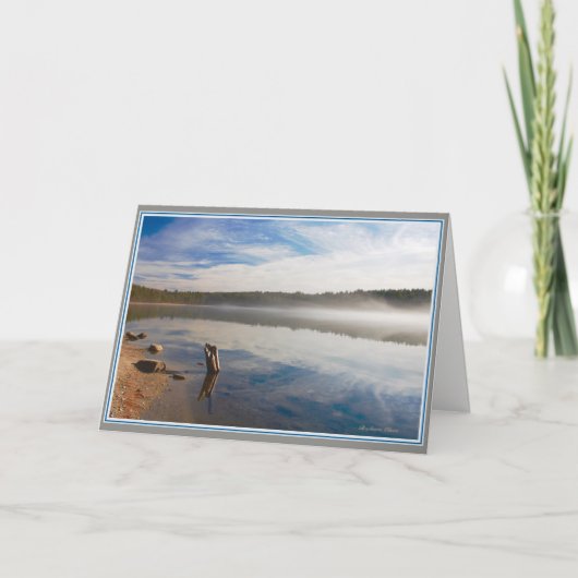 沈黙: Waldenの池--精神と語り合うこと カード (正面)