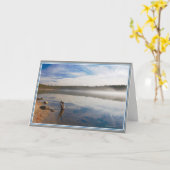 沈黙: Waldenの池--精神と語り合うこと カード (黄色い花)