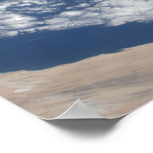 沖の雲の渦通り ポスター (角)