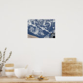 沖の雲の渦通り ポスター (キッチン)