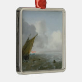 沖合いに微風、17世紀で出荷します メタルオーナメント (右)