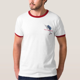 沖合いの魚釣り Tシャツ