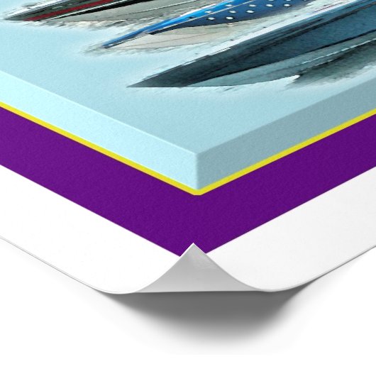 沖合雷 ポスター (角)