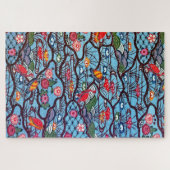 沖日本の縄染料（備形） ジグソーパズル (横)