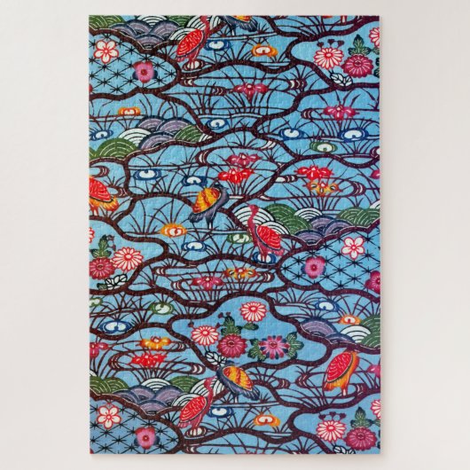 沖日本の縄染料（備形） ジグソーパズル (縦)