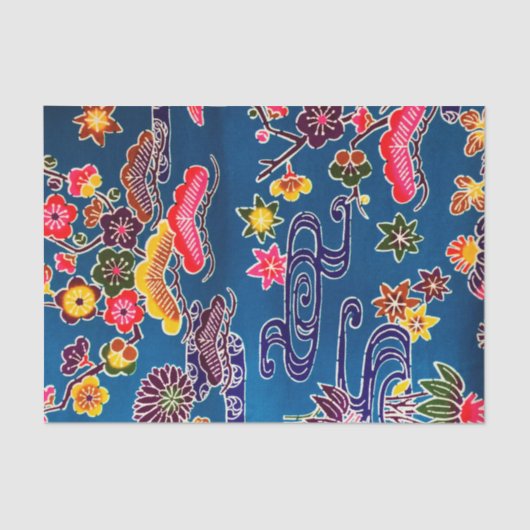 沖日本の縄染料（備形） 薄葉紙 (正面)