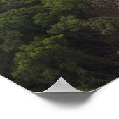 沖積地域金ゴールド鉱業。ガイアナ、熱帯雨林。 ポスター (角)