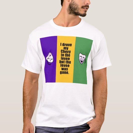 沖積堤は行きました Tシャツ (正面)